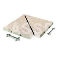 Решетка угол ( из 2-х частей) Exagres Bedford Sand 300х300х30, R12/C