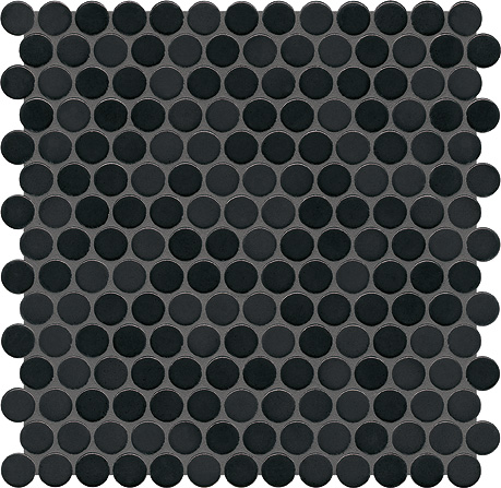 Керамическая мозаика Agrob Buchtal Loop 22,3x6,5 мм, цвет night black glossy