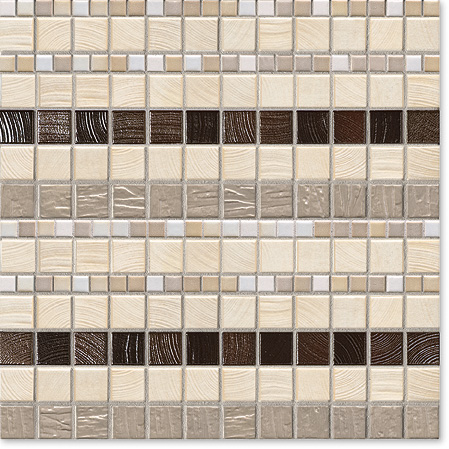 Керамическая мозаика Jasba Senja Pure 312x312x6,5 мм, цвет maple lines