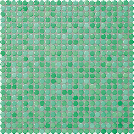 Керамическая мозаика Agrob Buchtal Loop 12x6,5 мм, цвет sea green glossy