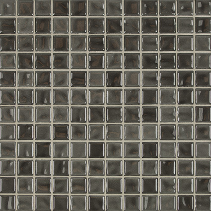 Керамическая мозаика Jasba Amano 24x24x6,5 мм, цвет anthracite brillant