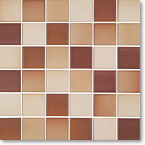 Керамическая мозаика Agrob Buchtal Plural 47x47x6,5 мм, цвет Farbraum warm