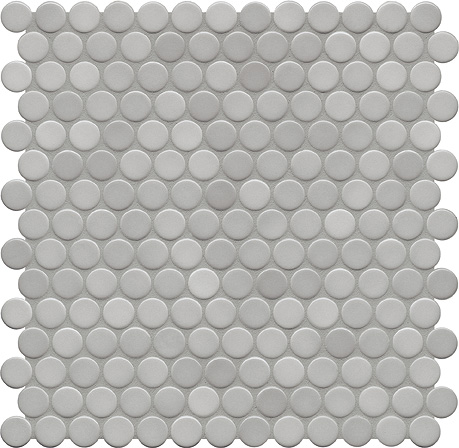 Керамическая мозаика Agrob Buchtal Loop 22,3x6,5 мм, цвет light diamond grey glossy
