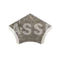 Планка радиальная внутр. угол KERASTEP MARBLE  421 Moca 50х50 мм R9