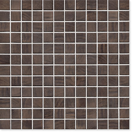 Керамическая мозаика Jasba Senja Pure 24x24x6,5 мм, цвет wenge