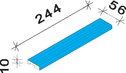 Маркировочный элемент Interbau 244x56, арт. 3195