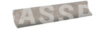 Плинтус радиальный KERASTEP STONE 551 Pearl  665х77 мм R9