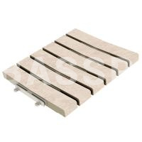 Решетка перелива Exagres Bedford Sand 245х245х30, R12/C