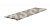 Монолитная ступень KERASTEP STONE 551 Pearl кантиковая 1200*330, R9