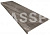 Монолитная ступень Exagres Imperial Moca кантиковая  1200*330, R9