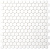 Керамическая мозаика Agrob Buchtal Loop 22,3x6,5 мм, цвет arctic white R10/B