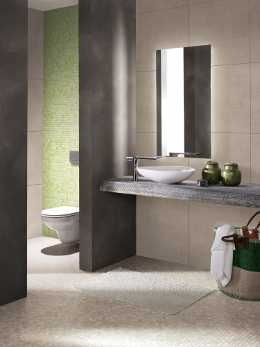 Керамическая мозаика Agrob Buchtal Fresh 24x24x6,5 мм, цвет lime green-mix R10/B фото в интернет-магазине basspa