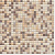 Керамическая мозаика Agrob Buchtal Kauri 12x12x6,5 мм, цвет sand beige-mix R10/B