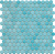 Керамическая мозаика Agrob Buchtal Loop 22,3x6,5 мм, цвет aqua blue glossy фото в интернет-магазине basspa
