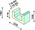 Лоток 1/2 Interbau 119x225x160/115, арт. 5175