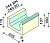 Лоток Interbau 244x225x160/115, арт. 5170