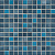 Керамическая мозаика Agrob Buchtal Fresh 24x24x6,5 мм, цвет midnight blue-mix R10/B