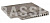 Рукохват угол Exagres Imperial Moca  330х330х17-30 мм R11/C
