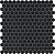 Керамическая мозаика Agrob Buchtal Loop 22,3x6,5 мм, цвет night black R10/B