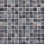 Керамическая мозаика Agrob Buchtal Kauri 24x24x6,5 мм, цвет rock grey-mix glossy