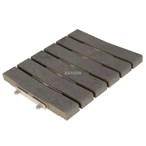 Решетка перелива Exagres ESSENZA 598 Grafite 245х300х30 мм R12/C фото в интернет-магазине Basspa