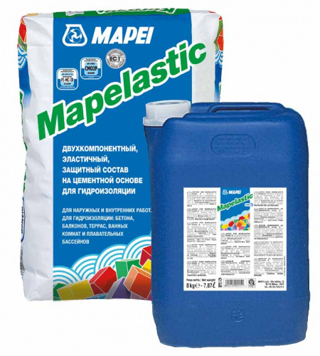 Гидроизоляция MAPELASTIC комп.B канистра 8 кг фото в интернет-магазине Basspa