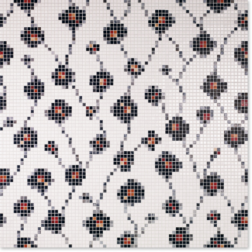 Декор-пано Jasba Lavita 948x948x6,5 из мозаики 12x12x6,5 мм, Wallflowers фото в интернет-магазине basspa