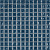 Керамическая мозаика Jasba Amano 24x24x6,5 мм, цвет blue pur brillant