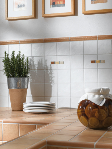 Керамическая мозаика Jasba Village 50x50x6,5 мм, цвет stone white фото в интернет-магазине basspa