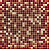 Керамическая мозаика Jasba Lavita 12x12x6,5 мм, цвет sunset-red-mix matt-glossy