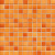 Керамическая мозаика Agrob Buchtal Fresh 24x24x6,5 мм, цвет sunset orange-mix фото в интернет-магазине basspa