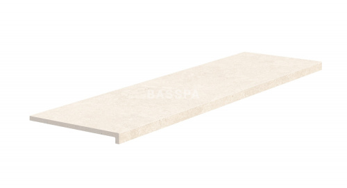 Монолитная ступень KERASTEP STONE 538 White кантиковая 1200*330, R12/C фото в интернет-магазине Basspa
