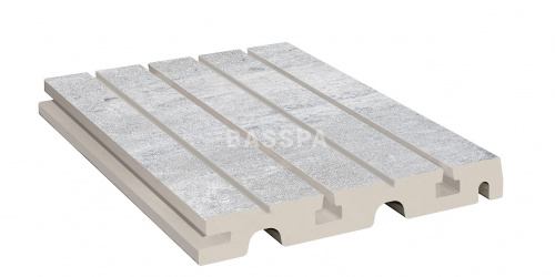 Решетка перелива Exagres Opera  Silver 245х245х30 мм R12/C фото в интернет-магазине Basspa