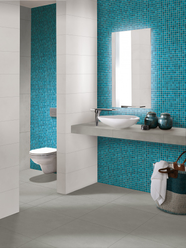 Керамическая мозаика Agrob Buchtal Fresh 24x24x6,5 мм, цвет pacific blue-mix фото в интернет-магазине basspa