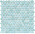 Керамическая мозаика Agrob Buchtal Loop 22,3x6,5 мм, цвет light aqua blue glossy фото в интернет-магазине basspa
