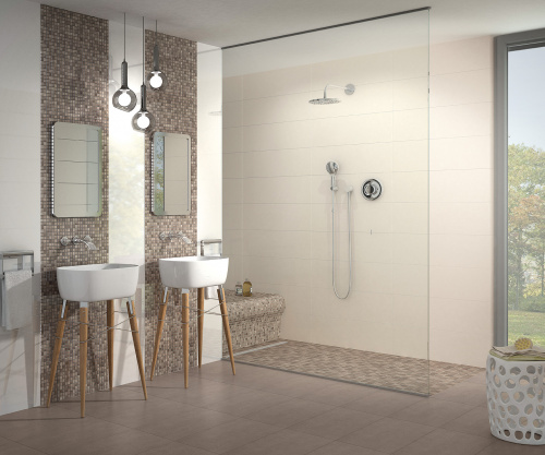 Керамическая мозаика Agrob Buchtal Fresh 24x24x6,5 мм, цвет taupe-mix фото в интернет-магазине basspa