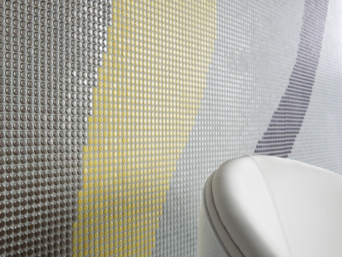 Керамическая мозаика Agrob Buchtal Loop 22,3x6,5 мм, цвет light diamond grey glossy фото в интернет-магазине basspa
