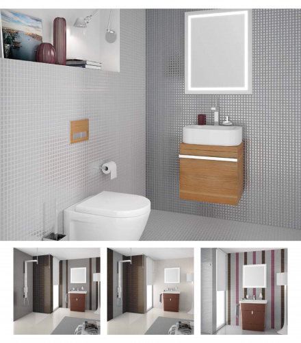 Керамическая мозаика Agrob Buchtal Plural 24x24x6,5 мм, цвет cool-silver фото в интернет-магазине basspa