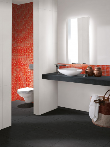 Керамическая мозаика Agrob Buchtal Fresh 24x24x6,5 мм, цвет coral red-mix фото в интернет-магазине basspa