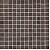 Керамическая мозаика Jasba Senja Pure 24x24x6,5 мм, цвет wenge