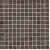 Керамическая мозаика Jasba Senja Pure 24x24x6,5 мм, цвет wenge фото в интернет-магазине basspa