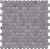 Керамическая мозаика Agrob Buchtal Loop 22,3x6,5 мм, цвет diamond grey glossy фото в интернет-магазине basspa