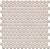 Керамическая мозаика Agrob Buchtal Loop 22,3x6,5 мм, цвет light ivory glossy
