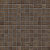 Керамическая мозаика Jasba Senja Pure Secura 24x24x6,5 мм, цвет wenge