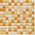 Керамическая мозаика Jasba Lavita 24x24x6,5 мм, цвет sunny-orange matt-glossy