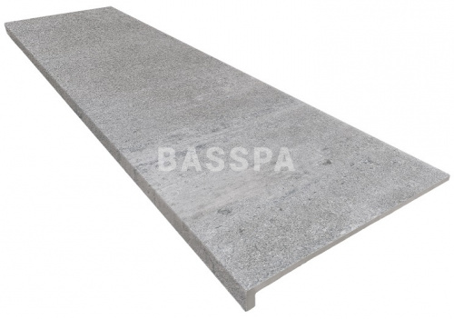 Монолитная ступень KERASTEP URBAN  371 Silver кантиковая 1200*330, R9 фото в интернет-магазине Basspa