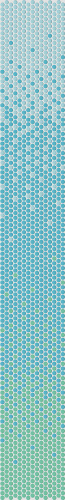 Декор Agrob Buchtal Loop Colour gradient 22,3x6,5 мм, цвет ocean glossy фото в интернет-магазине basspa