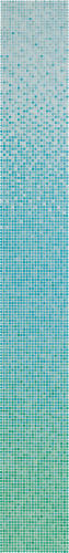 Декор Agrob Buchtal Loop Colour gradient 12x6,5 мм, цвет ocean glossy фото в интернет-магазине basspa