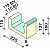 Лоток под мозаику Interbau 1/2 119x225x160/115, арт. 5275