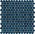 Керамическая мозаика Agrob Buchtal Loop 22,3x6,5 мм, цвет steel blue glossy